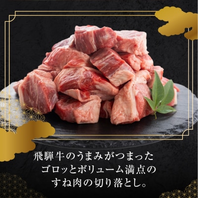 飛騨牛 煮込み用 スネ肉切り落とし 1kg(500g×2)【39-40】