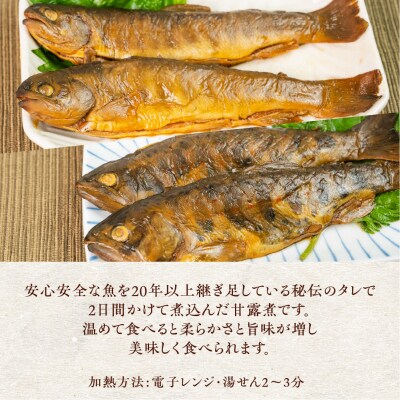 川魚 甘露煮味比べセット(3尾入り 2種類 各2袋)計12尾　あまご いわな 食べ比べ【108-3】
