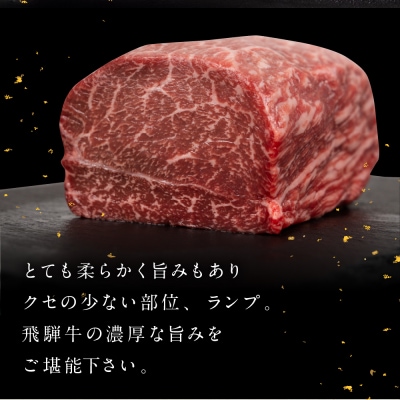飛騨牛 ランプブロック 500g 牛肉 ブランド牛 らんぷ ブロック【冷凍配送】【22-39】