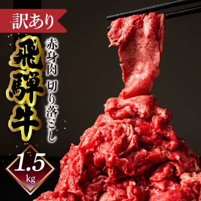 2027年1月から順次発送【自家用】飛騨牛もも切り落とし1.5kg(300g×5)【70-64g】