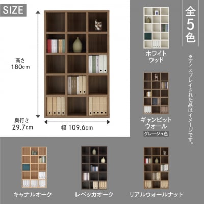 【キャナルオーク】シェルフ FBC 110T 本棚 収納棚 木目 完成品 棚【46-1【6】】