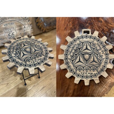 【チーク】サイドテーブル Deepshadow(1台) 机 彫刻 キャンプ【93-11【2】】