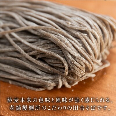 【2026年12月21日～27日発送】田舎そば 5人前×2袋 めんつゆ付き10食【29-11nt】