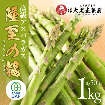 先行受付(2026年5月から順次発送)高級アスパラガス 隆至の龍 1kg 期間限定【119-2】