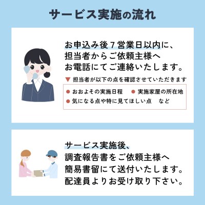 (岐阜県下呂市)空き家等調査サービス  1回 空き家 空き家管理 見回り 空き家見回り【117-1】