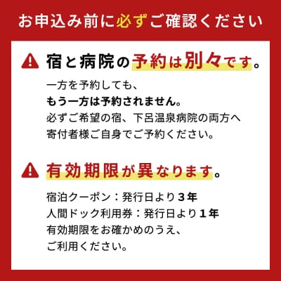 下呂温泉癒しの滞在健診パック(基本ドックコース 1名様分と下呂温泉宿泊補助券 1万円分【118-1】