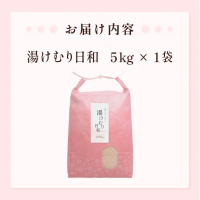 (即納)米 コシヒカリ 湯けむり日和  5kg×1(下呂市萩原町産)5キロ【113-12】