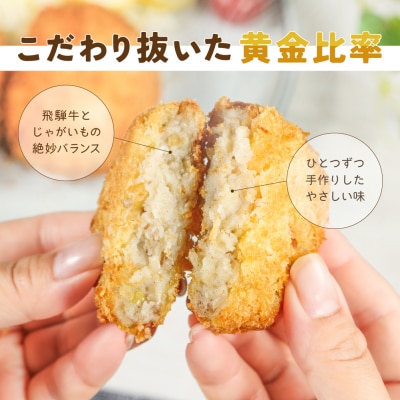 飛騨牛コロッケ 5個入り×2袋 (計10個)【冷凍】【124-1】