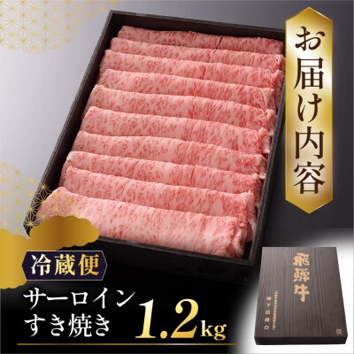 先行受付【2026年12月発送】飛騨牛A5ランクサーロインすき焼き 1.2kg【39-22(12)】