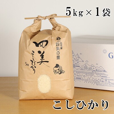 (2026年10月下旬頃から順次発送)新米 コシヒカリ 5kg×1袋【129-2】