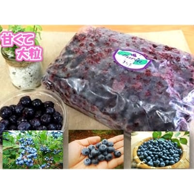 【叶え屋】上毛町産　冷凍ブルーベリー　1kg