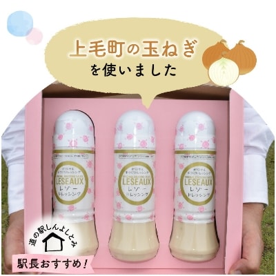 駅長おすすめ!レゾードレッシング　3本セット