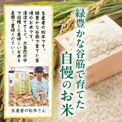 【令和6年産】松本さんが作った上毛町尻高地区産の厳選米「夢つくし」6kg