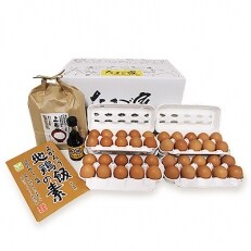 地鶏飯の素付き「たまごかけご飯セット」