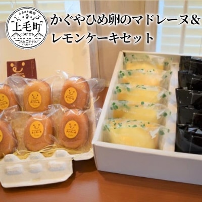 かぐやひめ卵のマドレーヌ&レモンケーキセット