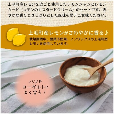 【上毛町産レモン使用】レモンジャムとレモンカート　 3個セット