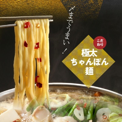 名店 中洲唐八の博多もつ鍋セット(醤油味)2～3人前