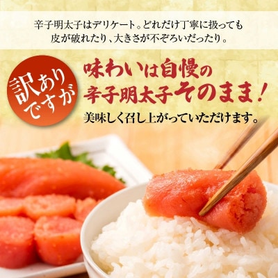 【訳あり】博多まるきた水産 辛子明太子(並切)1.5kg