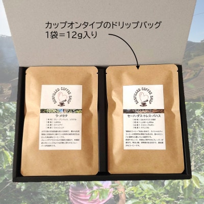 中煎りスペシャルティコーヒー　ドリップバッグセット　2種類×各4袋入り