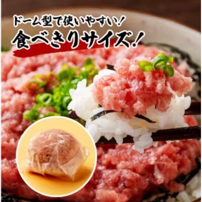ネギトロ 約80g×9パック+マグロの漬け 約90g×8パック【BX051】