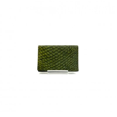 【Sea Green】Ocean Leather 名刺入れ【マダイ】L【BX066-03】
