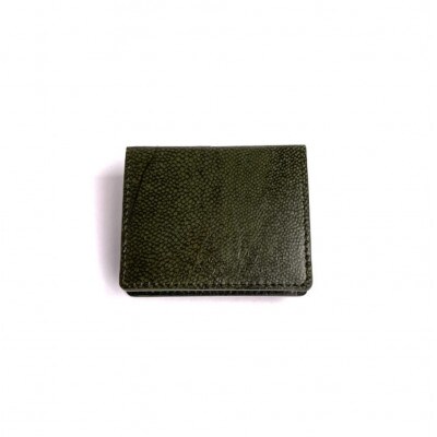 【Sea Green】Ocean Leather BOXコインケース【ブリ】【BX069-04】