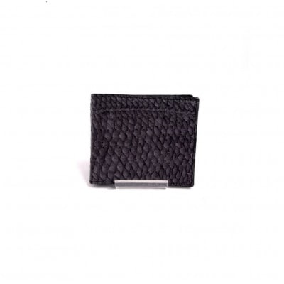 【Ivory Black】Ocean Leather 二つ折り財布【マダイ】【BX070-02】