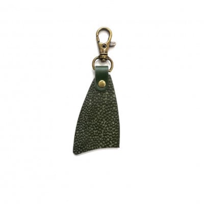 【Sea Green】Ocean Leather フィレ型キーホルダー【ブリ】【BX086-03】
