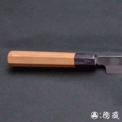 土佐打ち刃物 フグ引き包丁 300mm | 片刃 上白鋼 イチイ八角柄 徳蔵オリジナル【AC089】