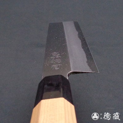 土佐打ち刃物 薄刃包丁 195mm | 片刃 上白鋼 イチイ八角柄 徳蔵オリジナル【AC094】