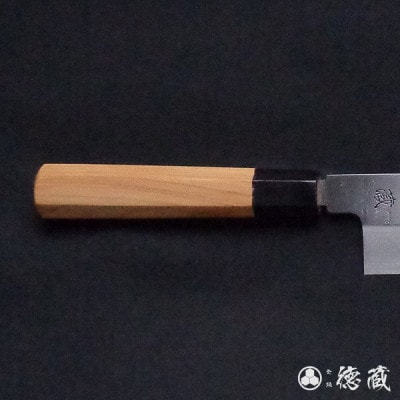 土佐打ち刃物 薄刃包丁 225mm | 片刃 上白鋼 イチイ八角柄 徳蔵オリジナル【AC096】