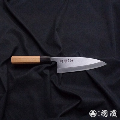 土佐打ち刃物 出刃包丁 150mm | 片刃 上白鋼 イチイ八角柄 徳蔵オリジナル【AC100】