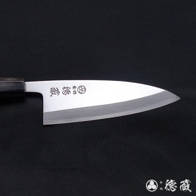 土佐打ち刃物 出刃包丁 150mm | 片刃 上白鋼 イチイ八角柄 徳蔵オリジナル【AC100】