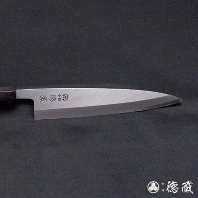 土佐打ち刃物 身卸包丁 210mm | 片刃 上白鋼 イチイ八角柄 徳蔵オリジナル【AC102】