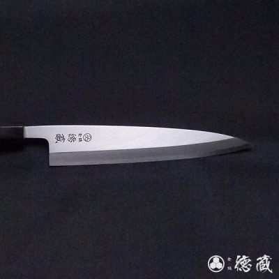土佐打ち刃物 身卸包丁 225mm | 片刃 上白鋼 イチイ八角柄 徳蔵オリジナル【AC103】