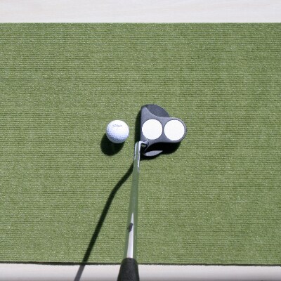 ゴルフ練習用・パターマット工房・高速BENT-TOUCH90cm×5mと練習用具【AG084】