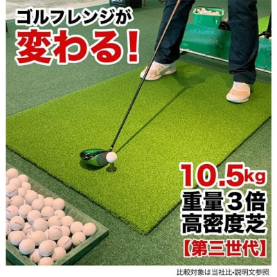 ゴルフマット重量10.5kg ヘビープロレンジマットIII 150×100cm 【AG096】
