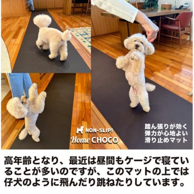 愛犬のための室内用 滑り止めマットHOME CHOCO III[幅70cm×長さ3m]【AG101】