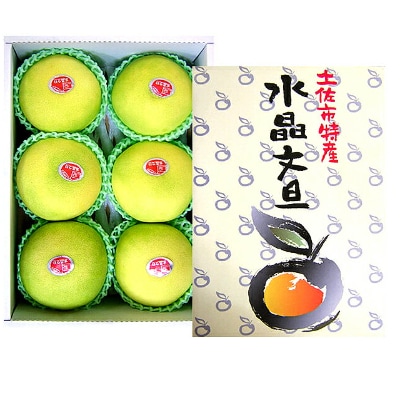 高知県産　水晶文旦　3kg/6玉【贈答用】【AF032】
