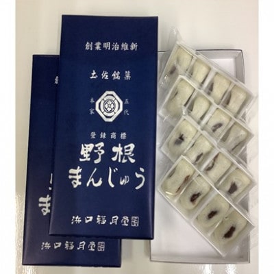 創業明治維新　浜口福月堂の野根まんじゅう 32個入 (16個入×2箱)  [CT001]