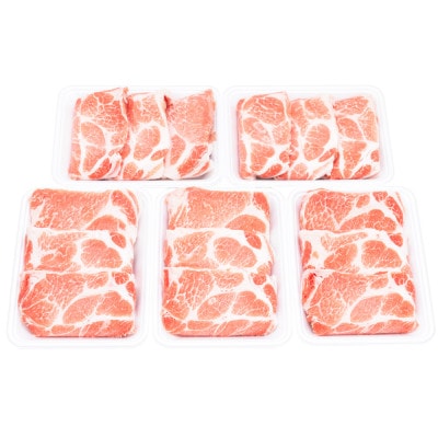 国産豚　肩ロースしゃぶしゃぶ用(約1.5kg)【小分け　約300g×5】【AP052】