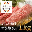 高知県産　よさこい和牛　すきやき用(1kg)【AP005】