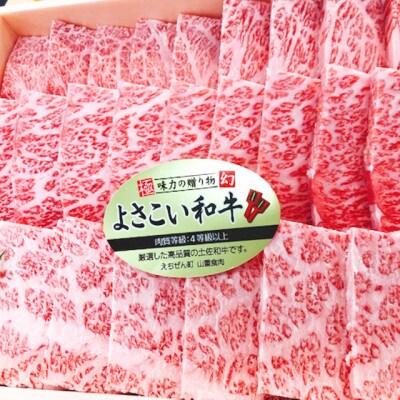 よさこい和牛　上ロース焼肉　1.5kg(750g×2)【AP006】