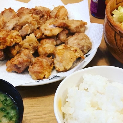 揚げるだけ簡単　若鶏もも肉　味付けから揚げ(400g×3)【AP026】