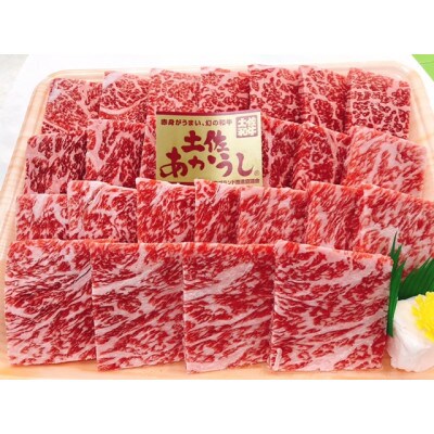 赤身がこじゃんと旨い!! 土佐あかうし 焼肉用 約450g【AP181】