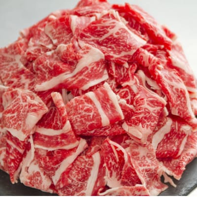 【毎月定期便】高知県産　土佐和牛　切り落とし　約400g×2　【AP199】全9回