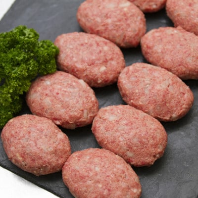 【毎月定期便】自家製　手作り黒毛和牛ハンバーグ　8個　【AP194】全3回