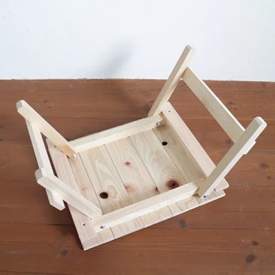 【ひのき香る工作キット】折りたたみミニテーブル【AT007】