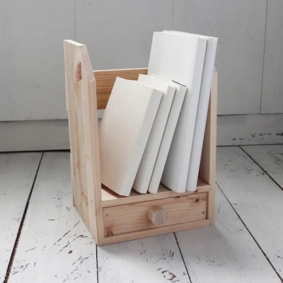 【ひのき香る工作キット】ミニブックスタンド【AT008】