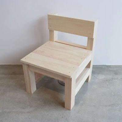 【ひのき香る工作キット】フラワーチェア【AT010】